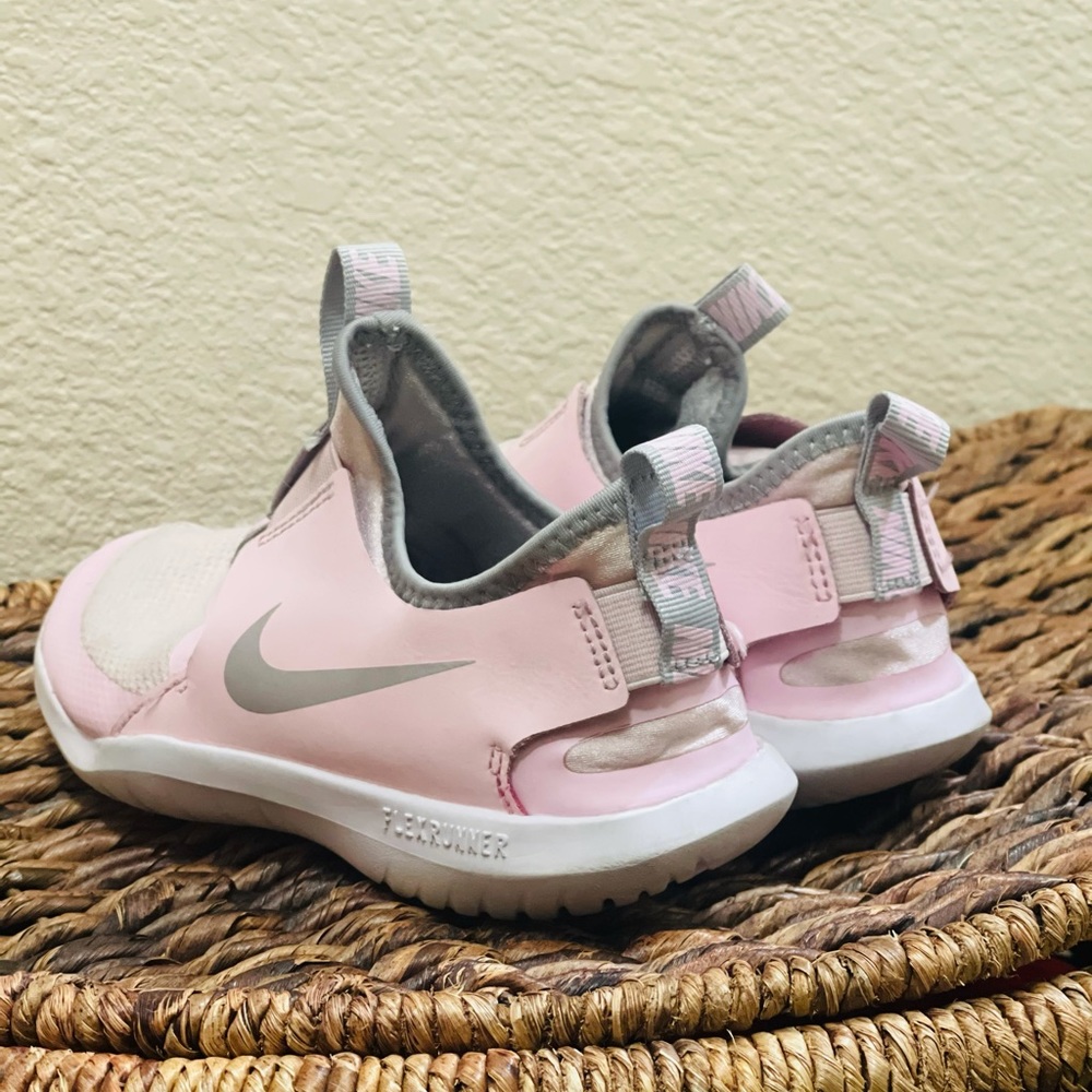 Nike light pink sneakers size 2
